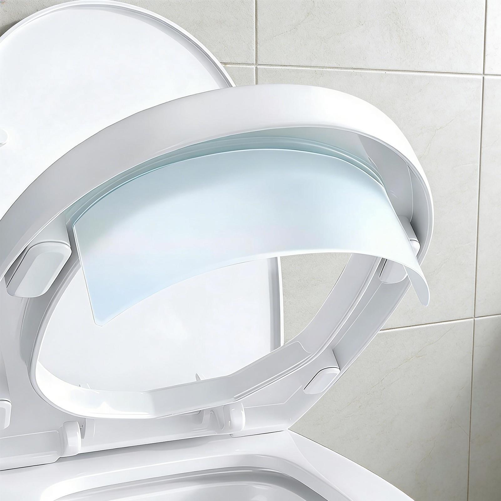 Home Bathroom With Urinal - Splash Guard For Toilet High-Density Hydrophobic