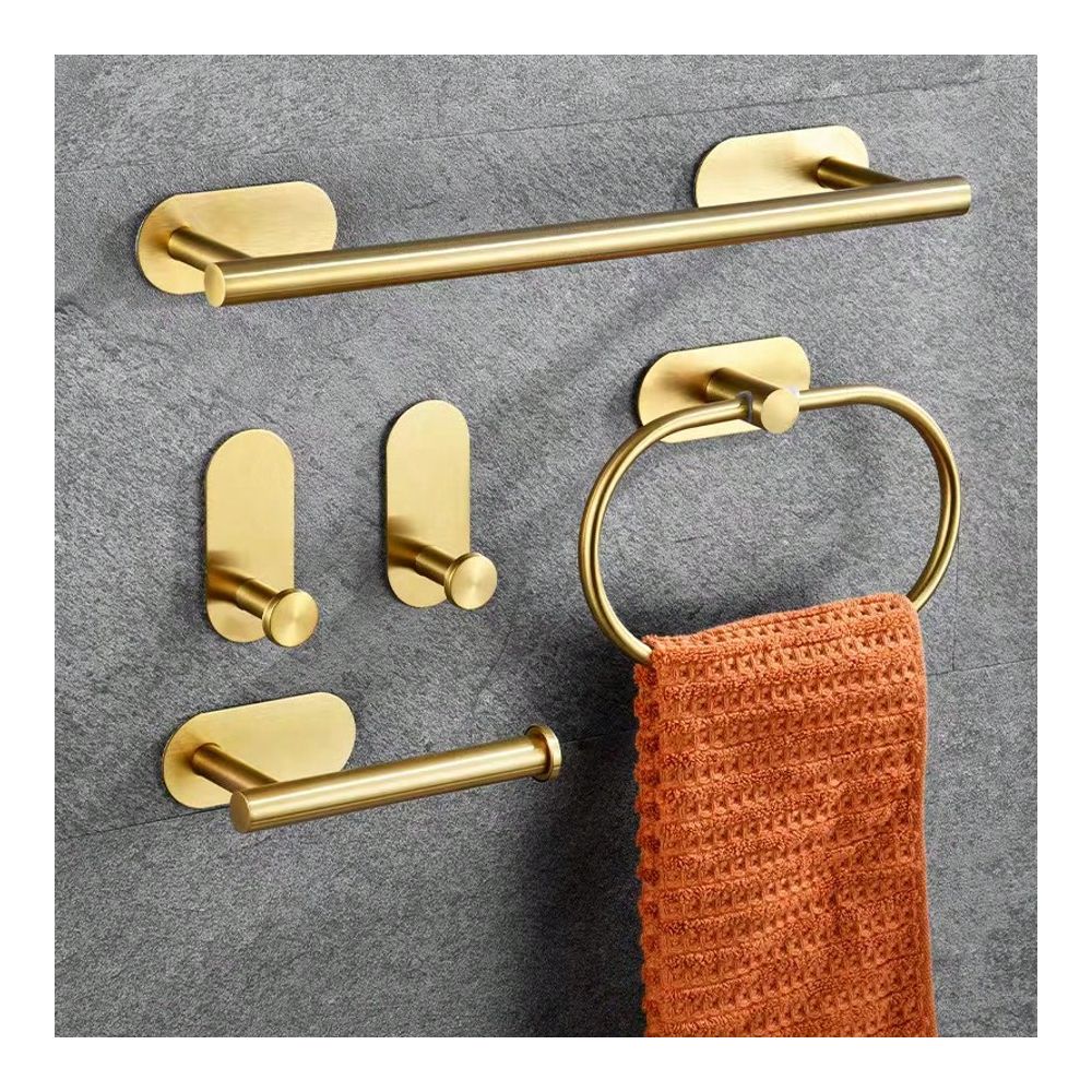 Towel Bar Stainless - 5pcs Set Stainless Steel Bathroom Towel