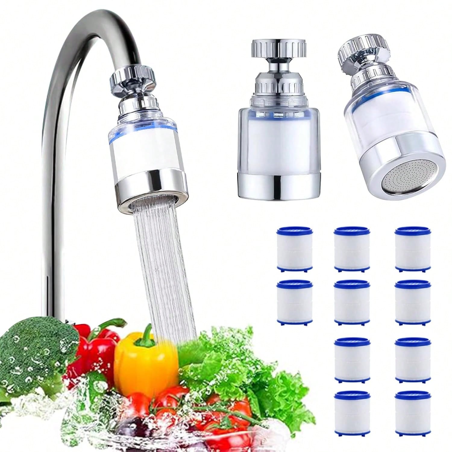 Home Bathroom Water Filter - 10/20/30 Pack Sink Water Faucet Filter
