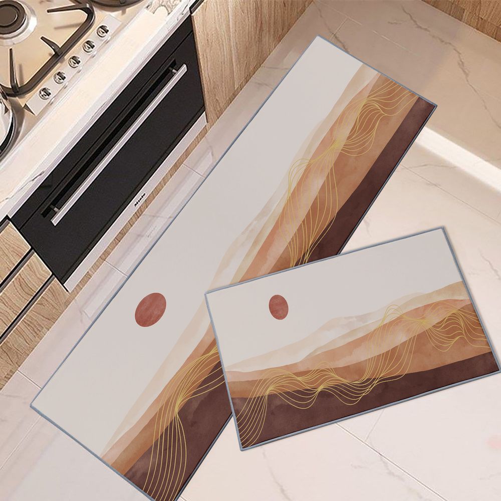 Home Bathroom Rugs - VIKAMA Machine-Washable Kitchen Rug Anti-Fatigue Corridor