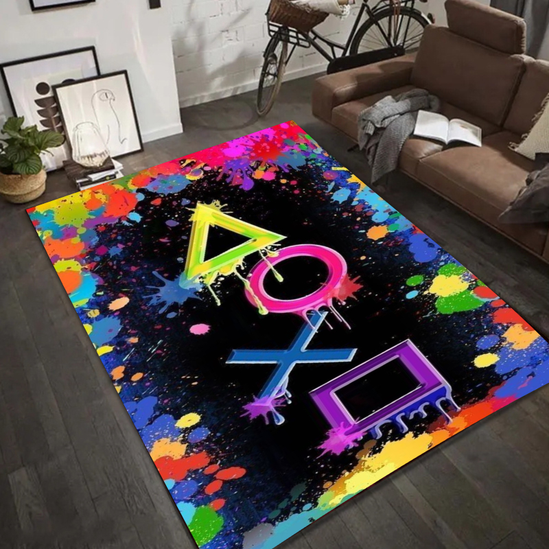Homemade Bathroom Spray - Neon Geometric Graffiti Rug - Abstract