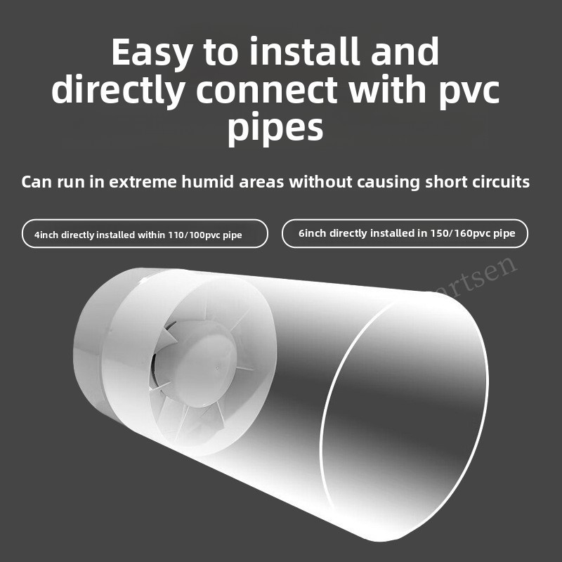 4/6 Inch Inline Duct Fan Air V - Home Bathroom Vent recensione e prezzo