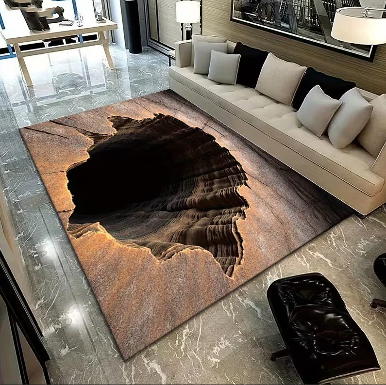 3D Carpet Illusion Design with - Home Goods Bathroom Mats recensione e prezzo