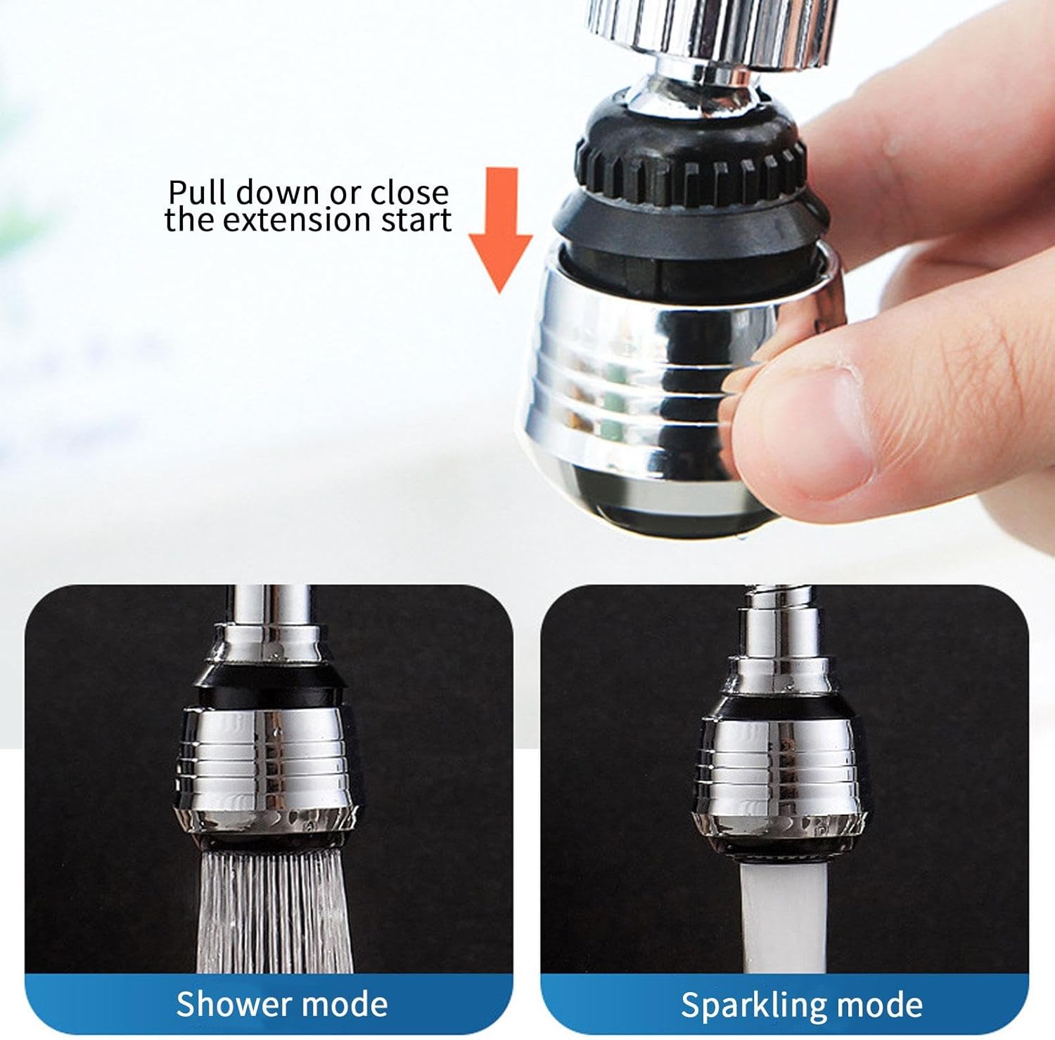 2PCS 360 ° Adjustment Kitchen  - Home Bathroom Water Filter recensione e prezzo