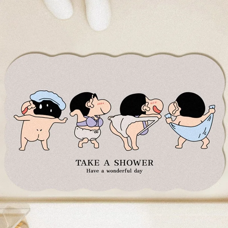 Cartoon Cute Crayon Shin-chan  - Home Goods Bathroom Mats recensione e prezzo