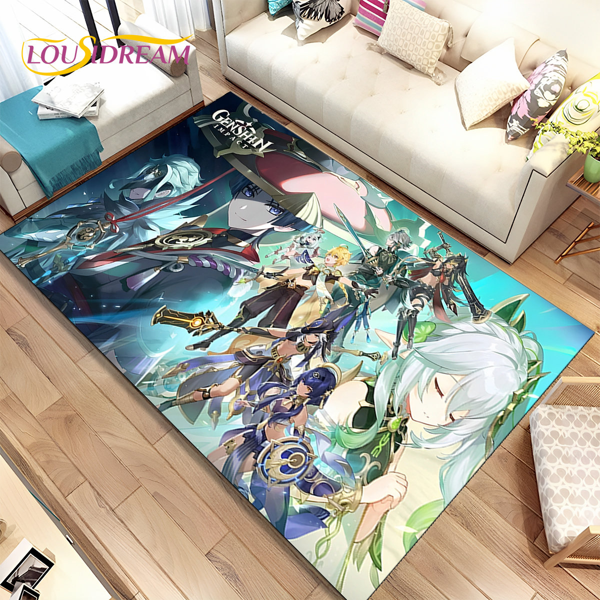 Genshin Impact Cartoon Game Ar - Home Bathroom Rugs recensione e prezzo