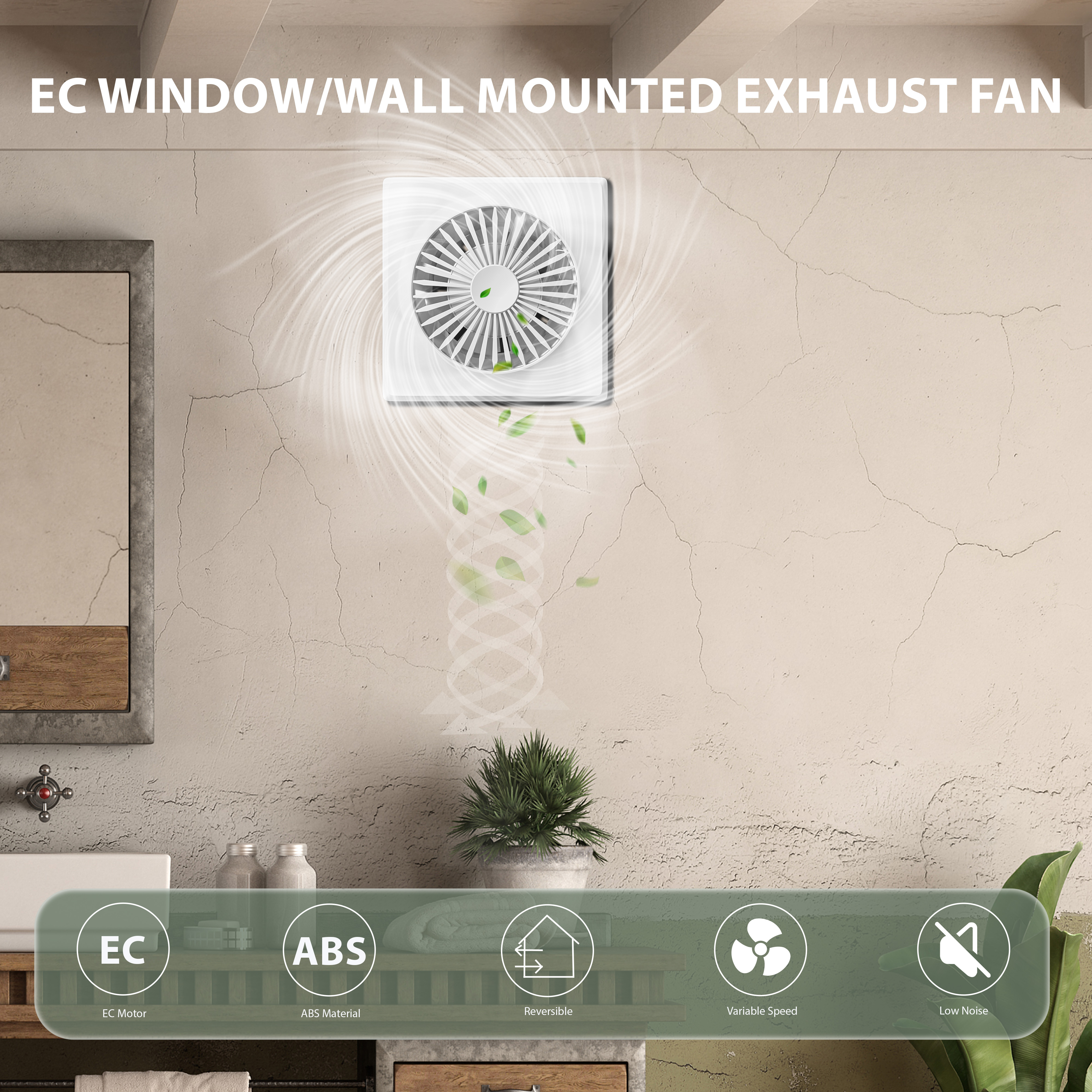 KCvents Reversible Ventilator  - Home Bathroom Vent recensione e prezzo