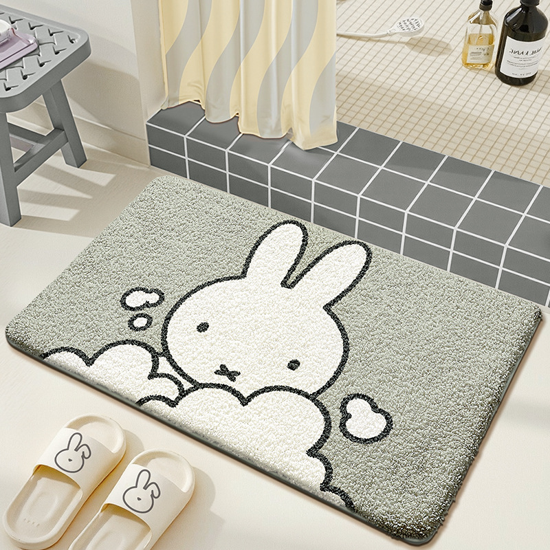 Kawaii Miffy Floor Mat Cute Ca - Home Goods Bathroom Mats recensione e prezzo