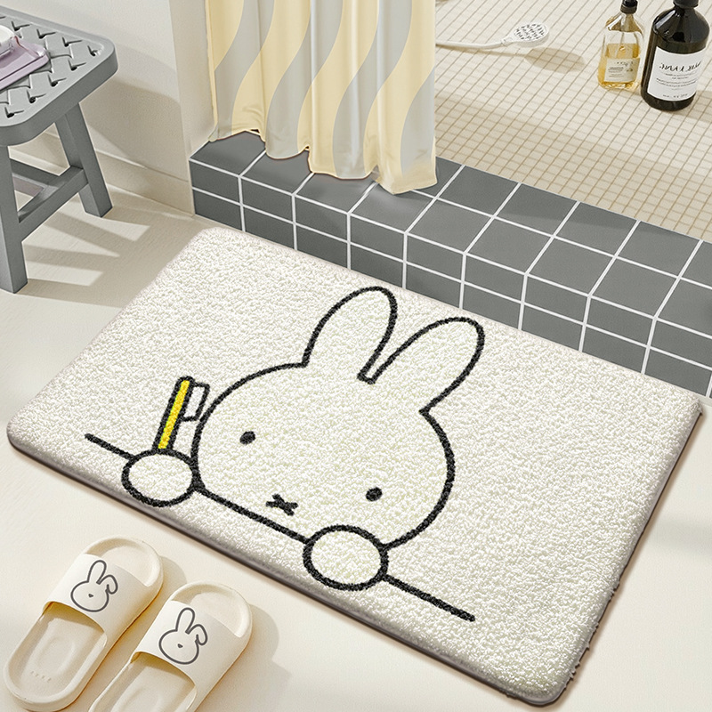 Kawaii Miffy Floor Mat Cute Ca - Home Goods Bathroom Mats recensione e prezzo