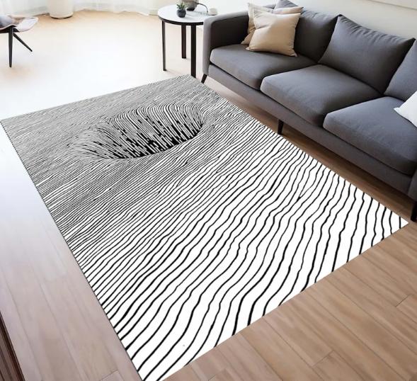 3D Illusion Area Rug with Vort - Home Bathroom Design Ideas recensione e prezzo