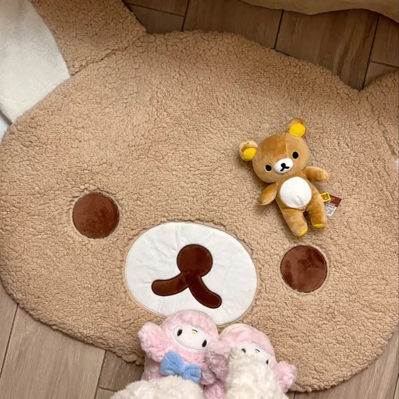 Cartoon Rilakkumas Plush Rug K - Home Bathroom Rugs recensione e prezzo