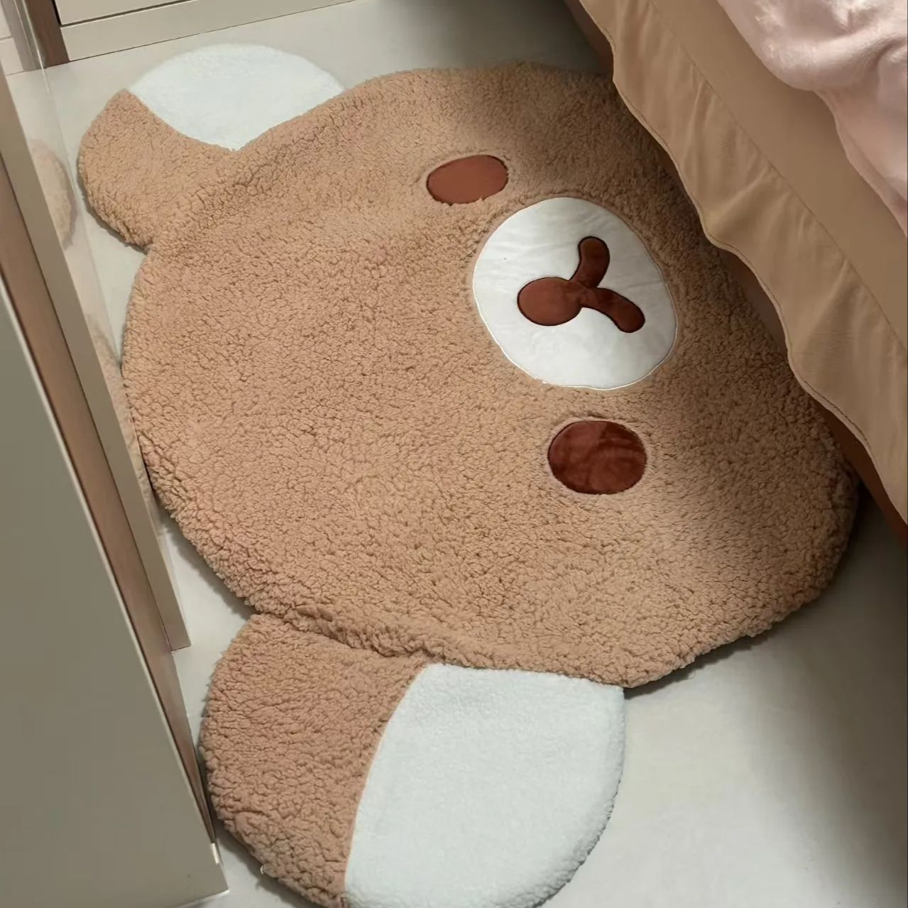 Cartoon Rilakkumas Plush Rug K - Home Bathroom Rugs recensione e prezzo