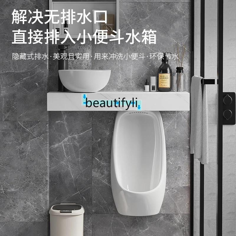 Urinal rock slab countertop in - Home Bathroom With Urinal recensione e prezzo