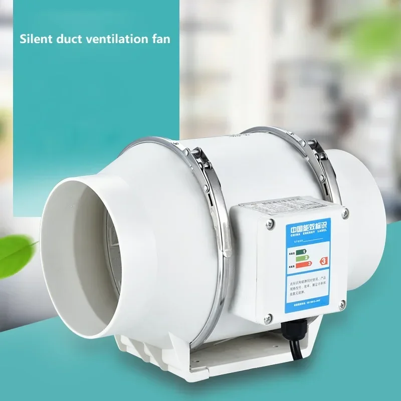4 Inch 220V Silent Inline Exha - Home Bathroom Vent recensione e prezzo