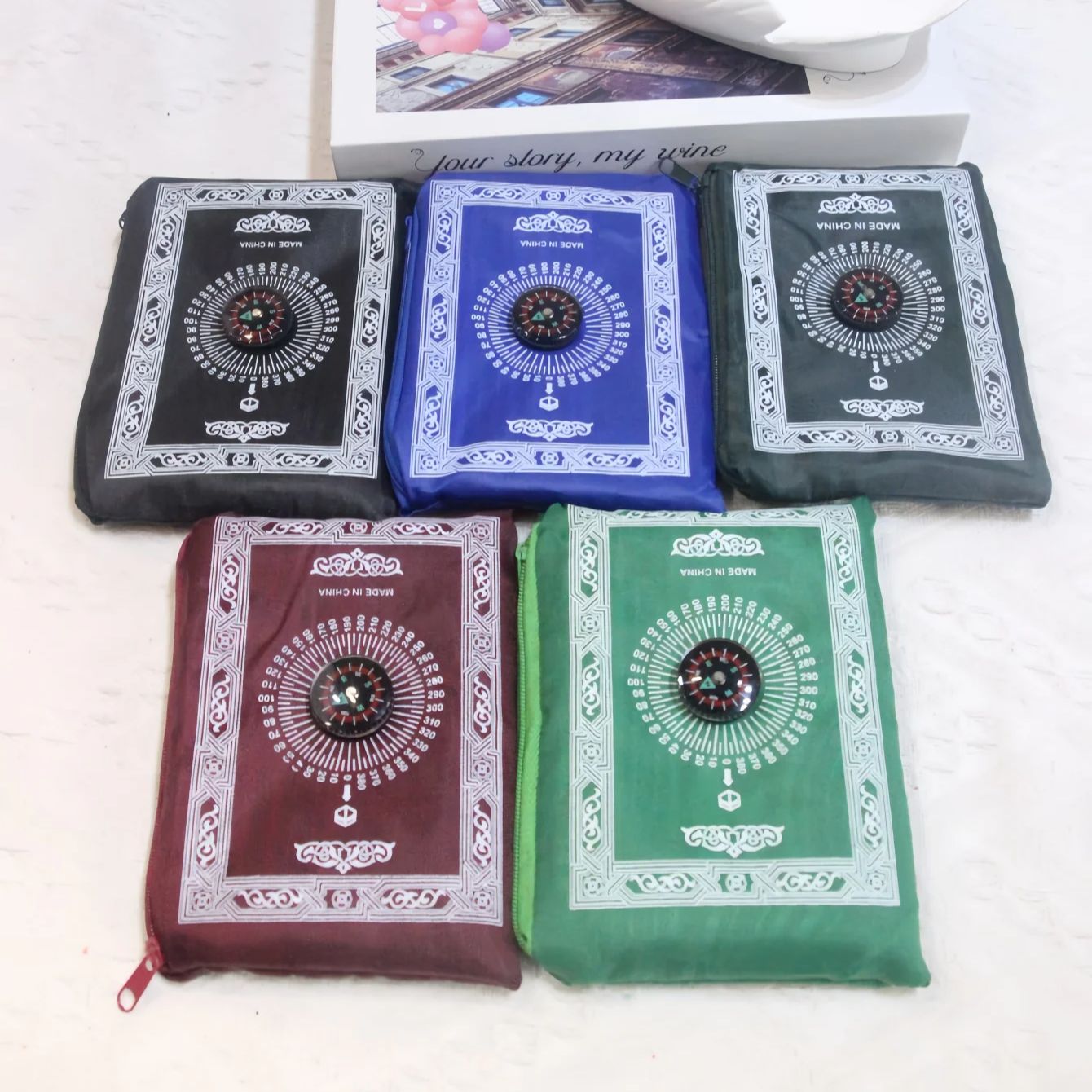 5pcs Portable Prayer Rug with  - Home Bathroom Rugs recensione e prezzo