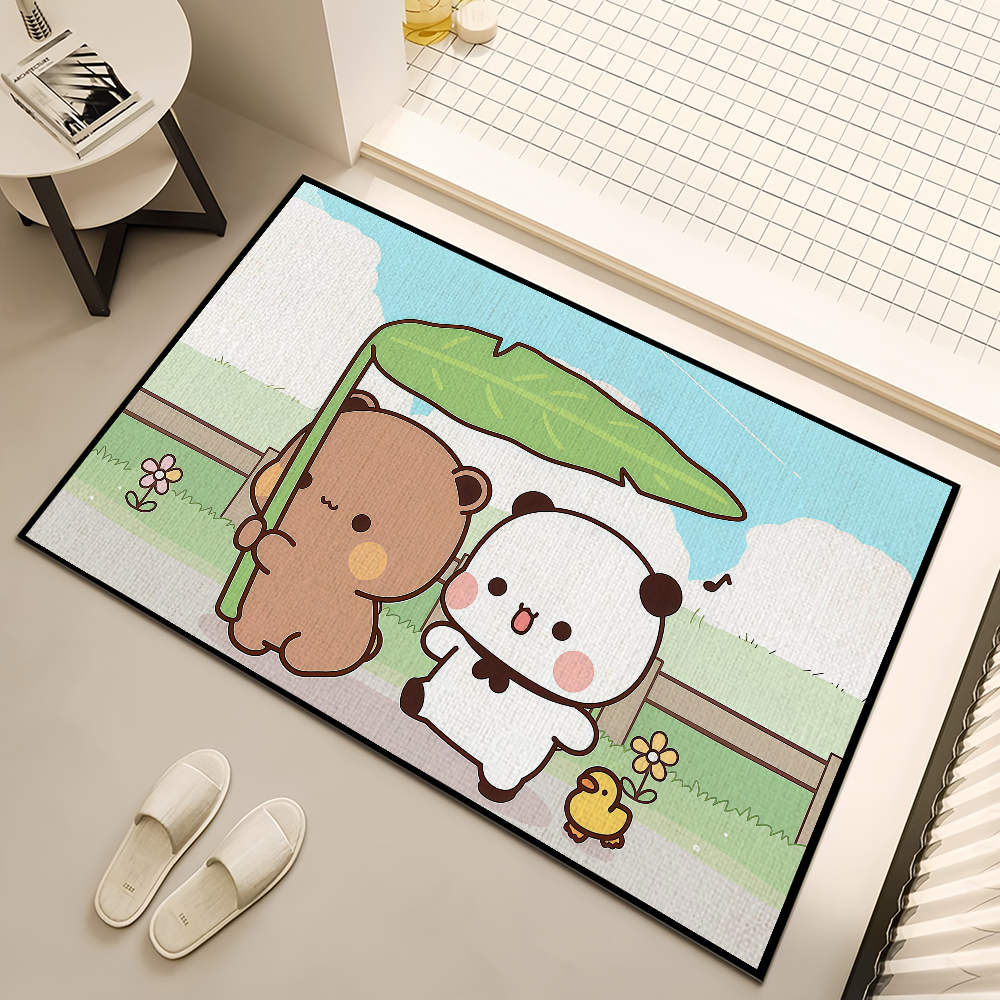 kawaii cartoon art bear d-dudu - Home Bathroom Rugs recensione e prezzo