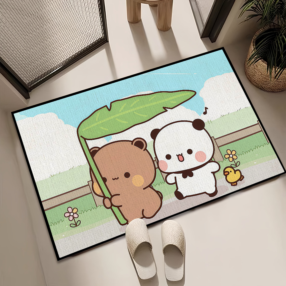 kawaii cartoon art bear d-dudu - Home Bathroom Rugs recensione e prezzo