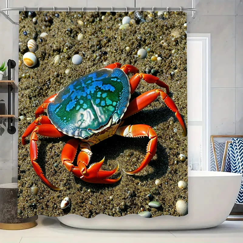 3D Printed Shower Curtain Blue - Home Bathroom Design Ideas recensione e prezzo