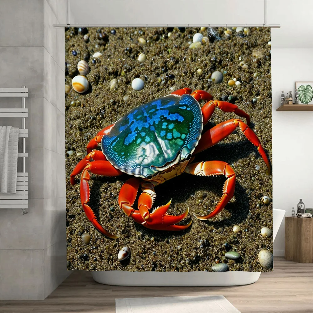 3D Printed Shower Curtain Blue - Home Bathroom Design Ideas recensione e prezzo