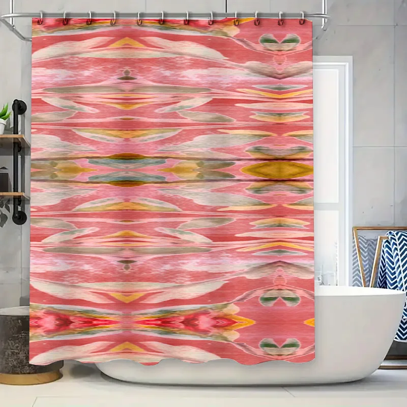 Abstract Watercolor Shower Cur - Home Bathroom Design Ideas recensione e prezzo