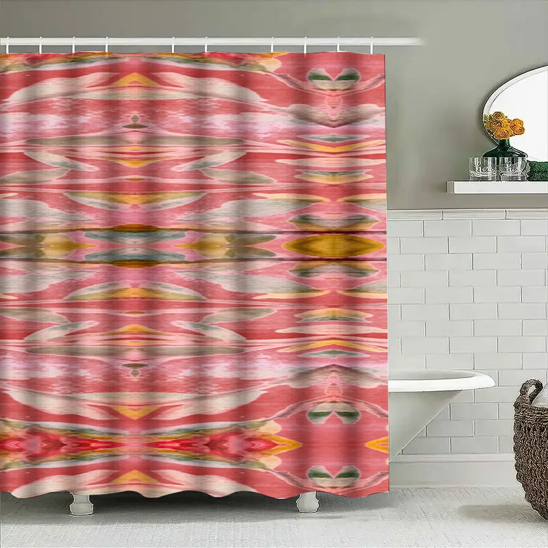 Abstract Watercolor Shower Cur - Home Bathroom Design Ideas recensione e prezzo