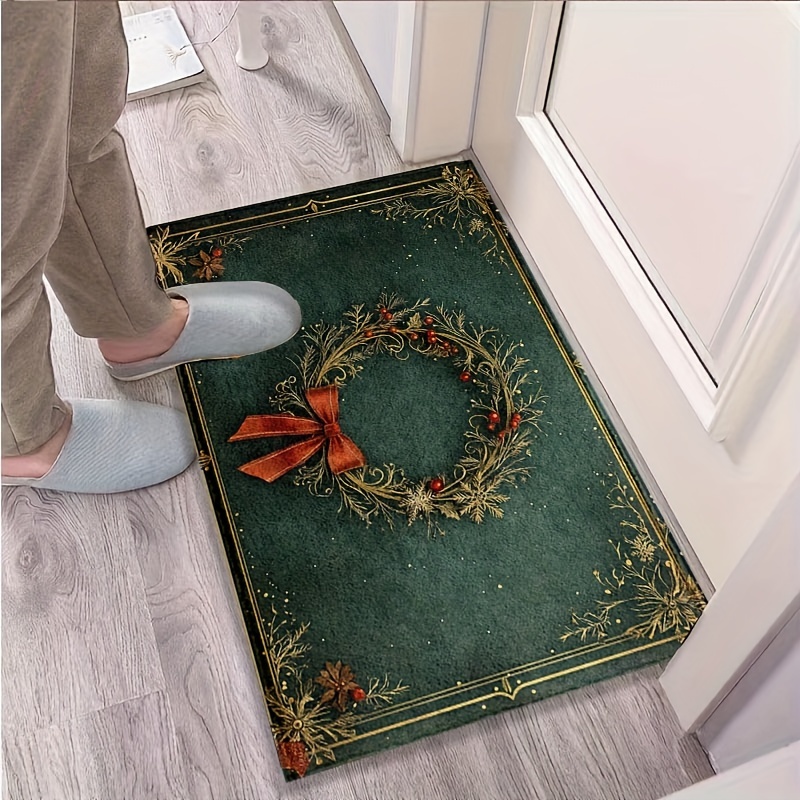 Christmas Wreath Printed Flann - Home Bathroom Design Ideas recensione e prezzo