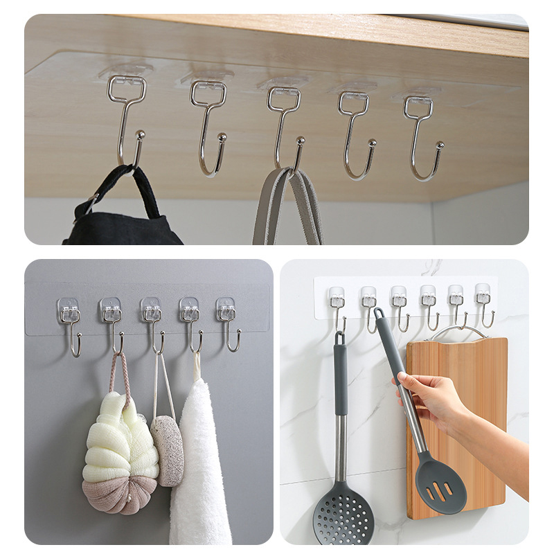 3/4/5/6 Row Wall Hanging Hook  - Towel Bar Stainless recensione e prezzo