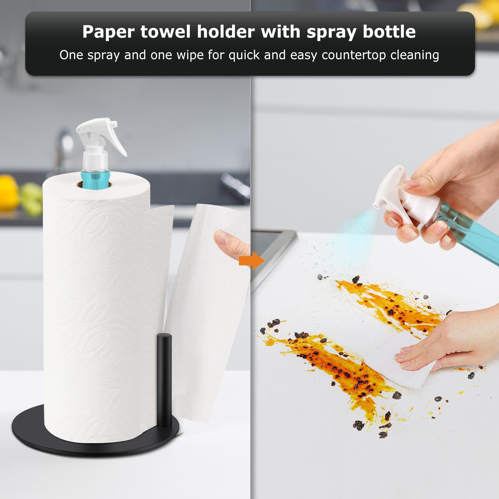 Paper Towel Holder with Spray  - Towel Bar Stainless recensione e prezzo