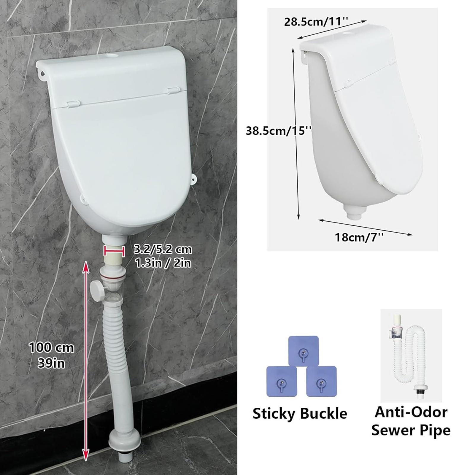 Wall Urinal with Lid Commercia - Home Bathroom With Urinal recensione e prezzo