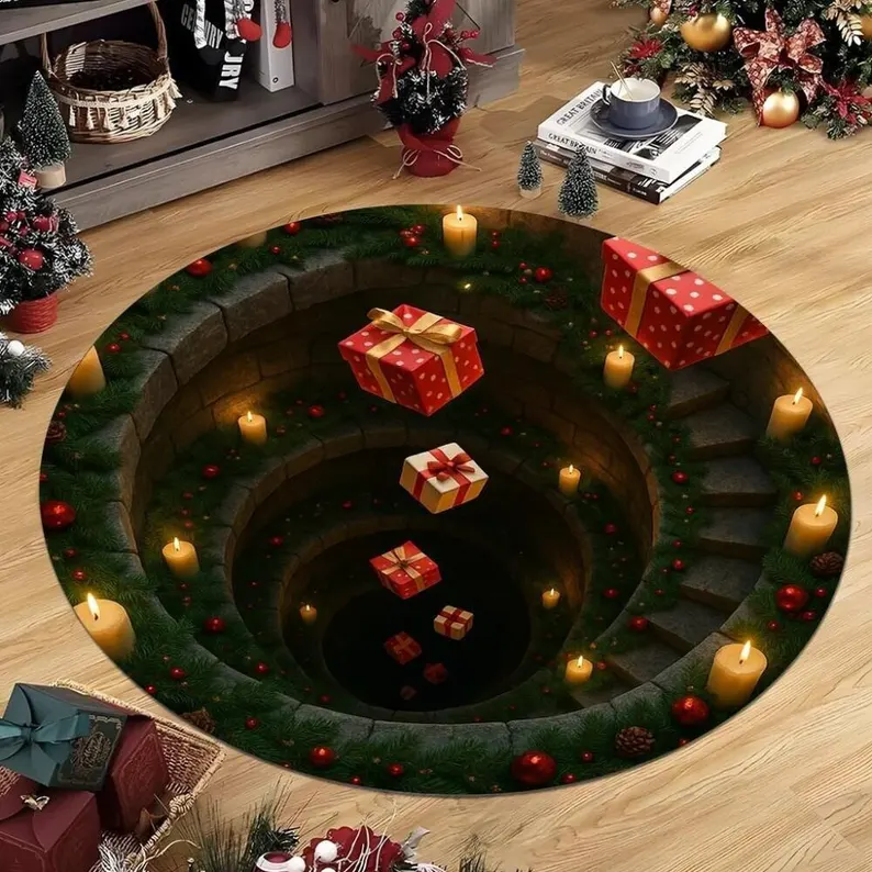 3D Christmas Village Rug Festi - Home Bathroom Design Ideas recensione e prezzo