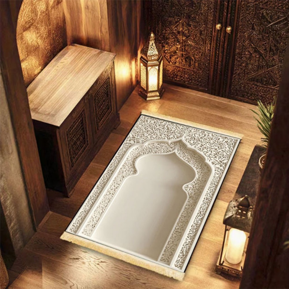 VIKAMA Islamic Prayer Rug With - Home Bathroom Rugs recensione e prezzo