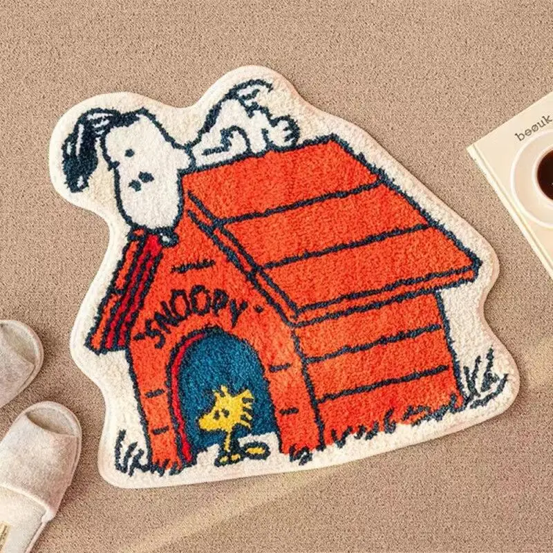 Cute Snoopy Cartoon Floor Mat  - Home Goods Bathroom Mats recensione e prezzo