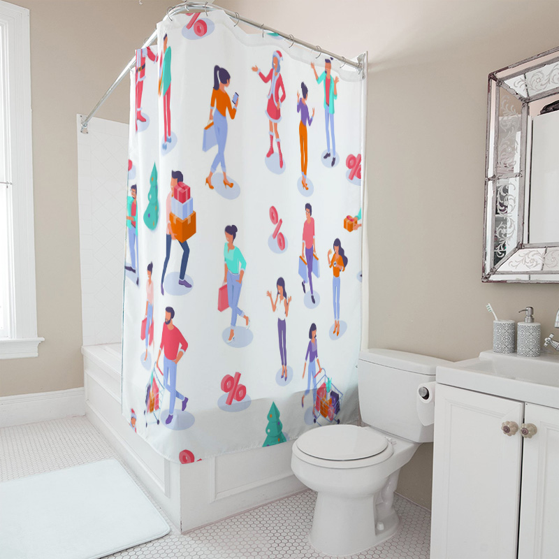 TU Shopping Lovers Shower Curt - Home Bathroom Design Ideas recensione e prezzo