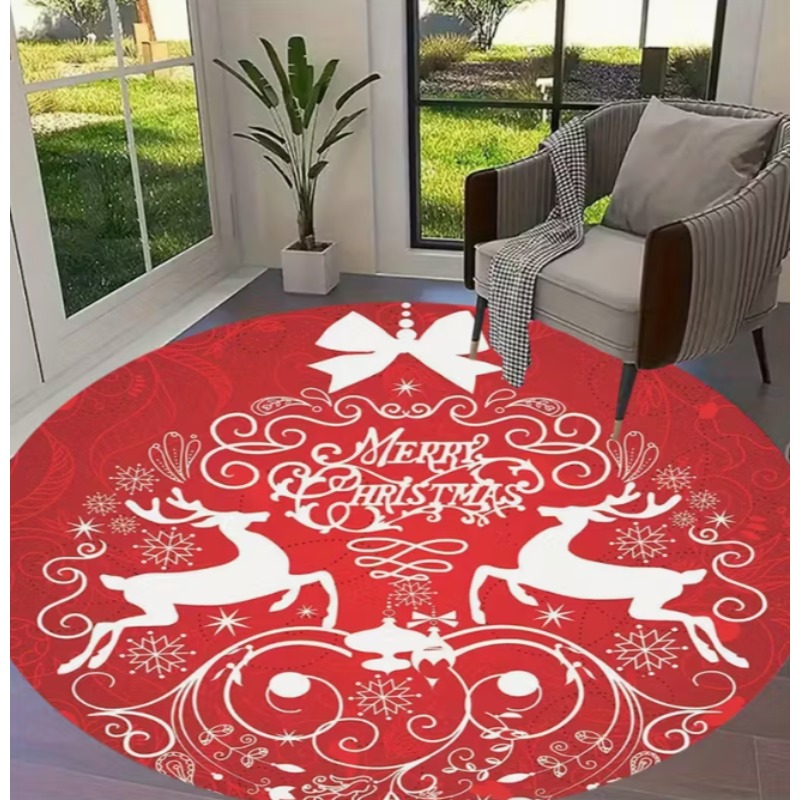 Christmas Themed carpet Santa  - Home Goods Bathroom Mats recensione e prezzo
