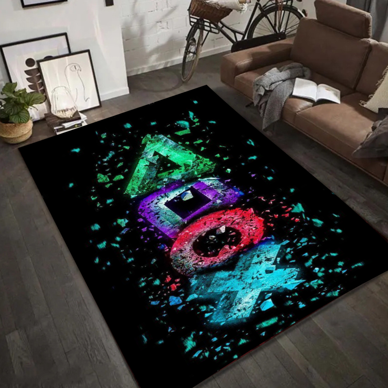 Neon Geometric Graffiti Rug -  - Homemade Bathroom Spray recensione e prezzo