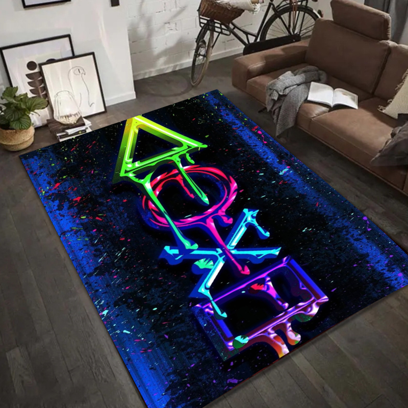 Neon Geometric Graffiti Rug -  - Homemade Bathroom Spray recensione e prezzo