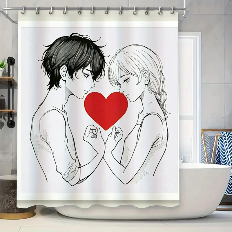 Romantic Couple Shower Curtain - Home Bathroom Design Ideas recensione e prezzo