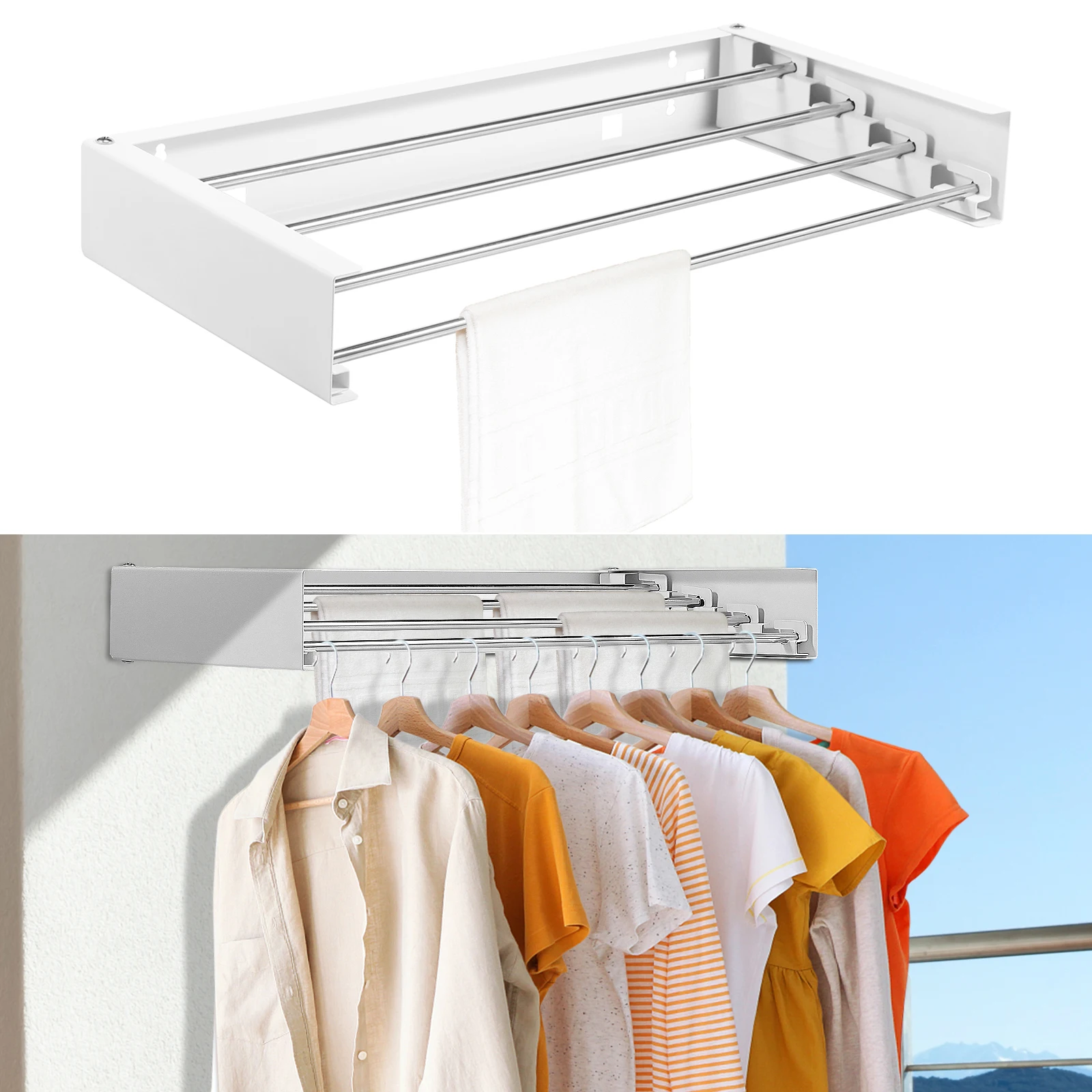 Folding Clothes Hanger Stainle - Towel Bar Stainless recensione e prezzo