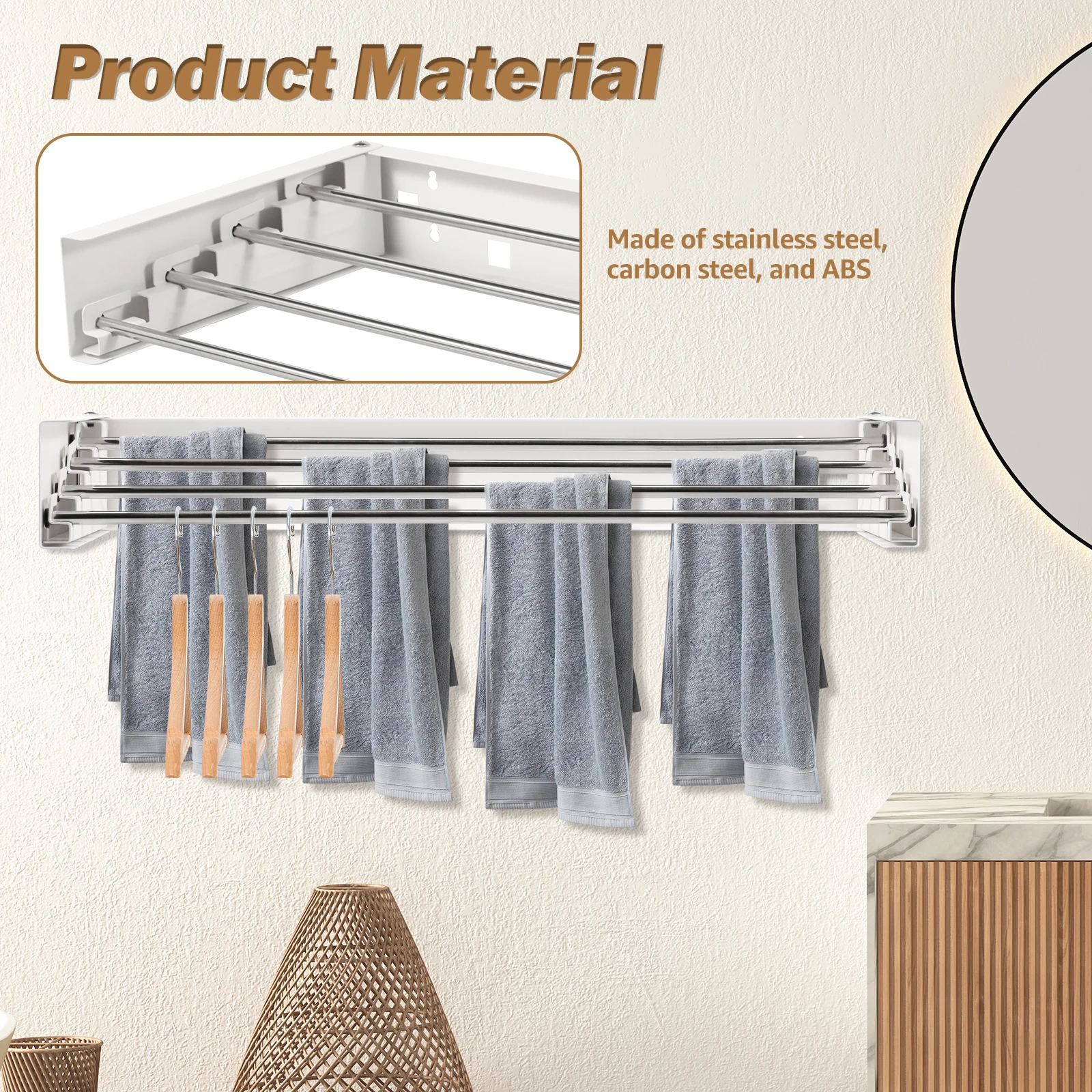 Folding Clothes Hanger Stainle - Towel Bar Stainless recensione e prezzo