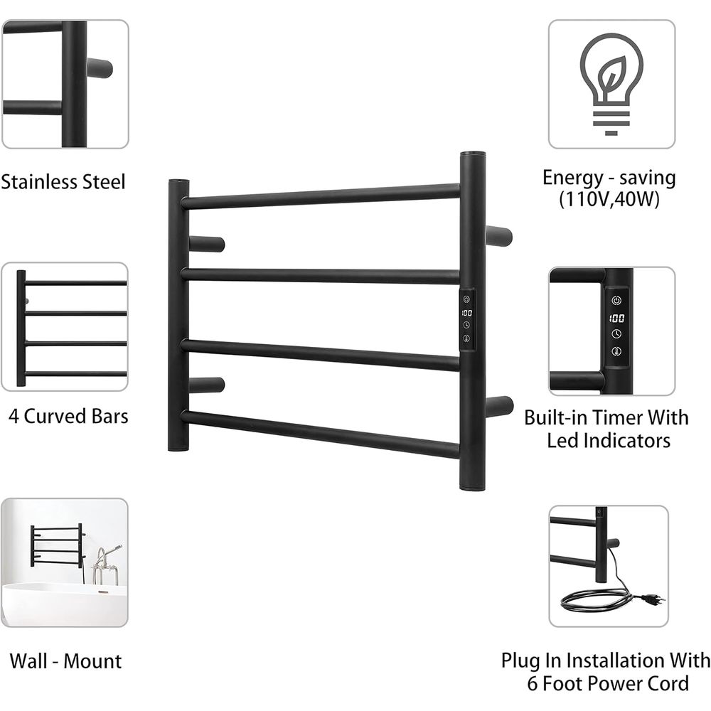 KEG Smart WiFi Towel Warmer Wa - Towel Bar Stainless recensione e prezzo