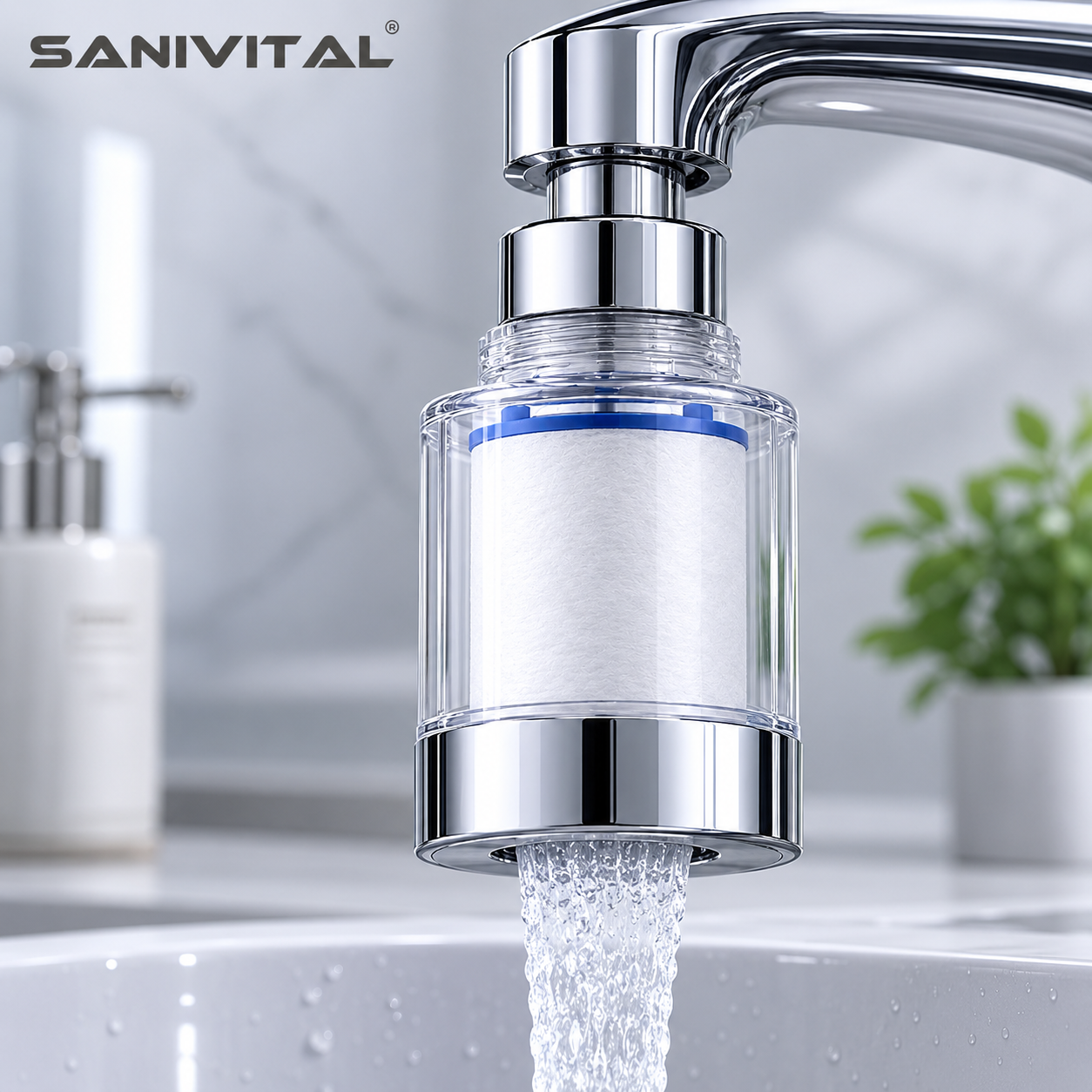 SANIVITAL Faucet Water Filter  - Home Bathroom Water Filter recensione e prezzo