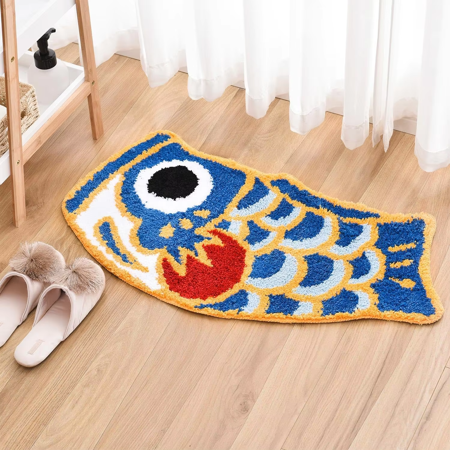 VIKAMA Auspicious Carp Carpet  - Home Goods Bathroom Mats recensione e prezzo